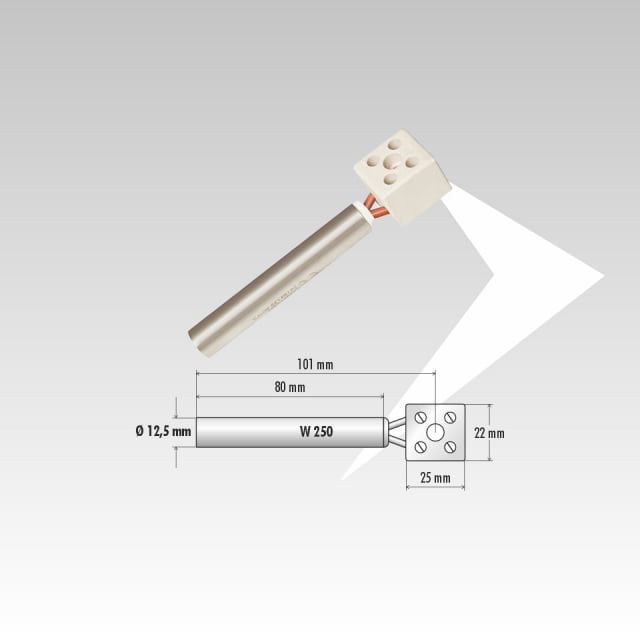 Candeletta speciale ø 12.5mm