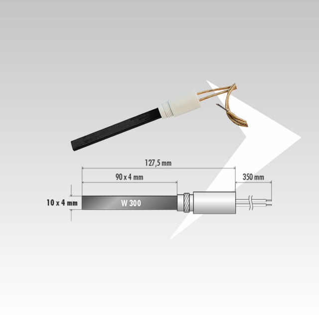 Candeletta stagna in quarzo 127,5mm