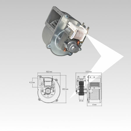 Ventilatore centrifugo Fergas doppia aspirazione 201630