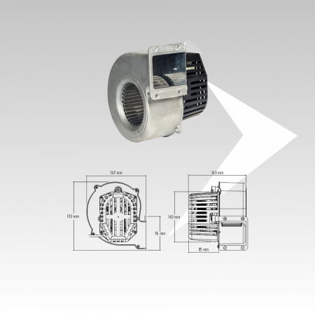 Ventilatore centrifugo Trial Codice CAA10Y011