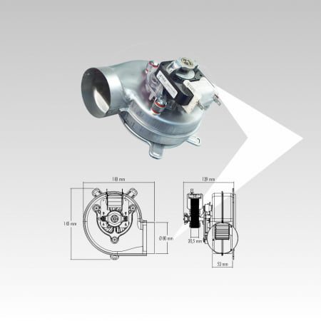 Ventilatore centrifugo Trial Codice CAH11Y3-003
