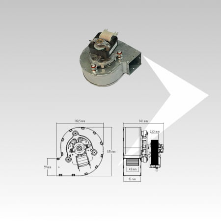 Ventilatore centrifugo Trial Codice CAH11Y4-003