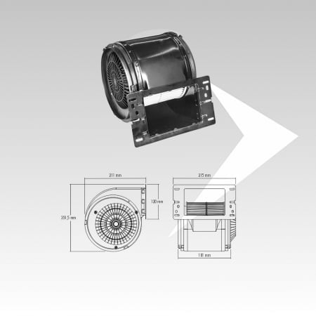 Ventilatore centrifugo SIT Codice GT500 -