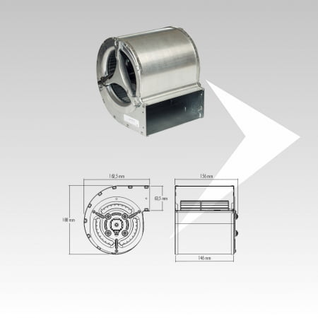 Ventilatore centrifugo Sit Natalini Codice UGT400