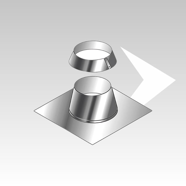 Faldale base-acciaio-inox con fascetta-anti-intemperie,